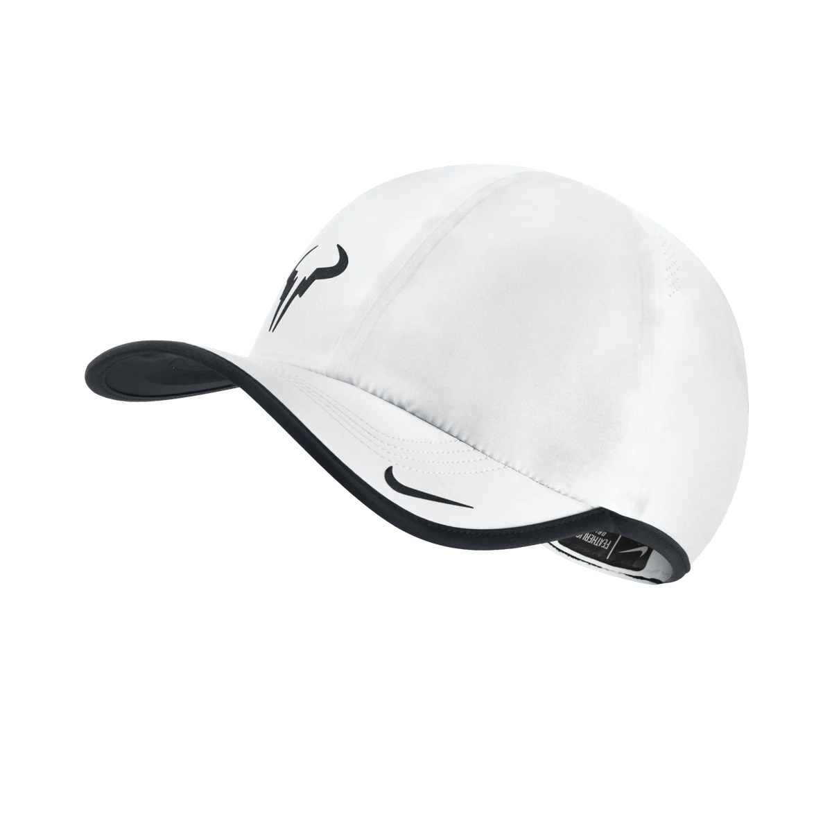 Nike Rafa Bull Logo 2.0 hat in White w/Black [613966-100] from the Summer 2014 tennis collection